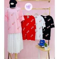 ราคา สินค้าพร้อมส่ง⚡ เสื้อผ้านำเข้างานป้ายเกาหลี แบรนด์ ZITONG เสื้อยืดคอกลมOversize แต่งอะไหล่ (42113221255)