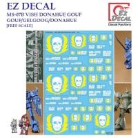 ราคา ดีคอลน้ำ[EZ DECAL ]CSTM30 MS-07B VISH DONAHUE GOUF / GOUF GELGOOG / DONAHUE [FREE SCALE] CSTM30 (23338210638)