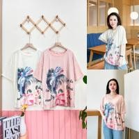 ราคา Lynlalin เสื้อยืด คอกลม งานผ้าคอตตอนโพลีแต่งสกิด ดีเทลสกรีนลายรีดเพชร โทนสีสุดคิ้วท์ รุ่น หญิงดีคอร์ (28042444306)