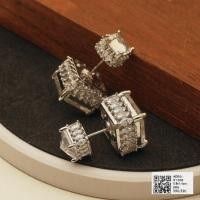ราคา NOOK CRYSTAL ต่างหูเพชร ต่างหูแฟชั่น ต่างหูทรงคลาสสิค ต่างหูทรงเหลี่ยม (57151236847)