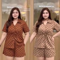 ราคา ชุดเซ็ตสาวอวบเสื้อสาวอวบ➕กางเกงสาวอวบชุดคนอ้วน ชุดสาวอวบอ้วน ชุดเซ็ตคนอ้วน ชุดใส่เที่ยวคนอ้วน (18051855485)