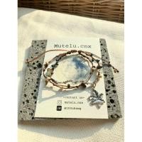 ราคา กำไลข้อมือเชือกเทียนถัก handmade (The wood new version) (25477125930)