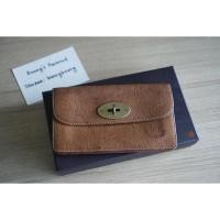 ราคา [แท้] กระเป๋าตัง Mulberry หนังแท้สีน้ำตาล (21454229709)