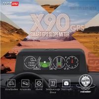 ราคา GPS X90 HUD เกจวัด GPS สมาทเกจ Smart Gauge เครื่องวัดความลาดชัน เครื่องวัดความเร็วแรงดันไฟฟ้า (24190266706)