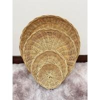 ราคา พร้อมส่ง!! กระจาดหวายทรงกลม ตะกร้าหวายวงกลม ขอบเปีย ตะกร้าหวายแท้ กระจาดหวายแท้ กระจาดหวายสาน #ยกเซท 4 ใบ สุดคุ้ม!! (10458557163)
