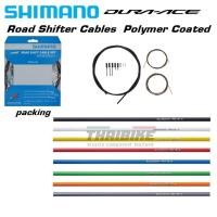 ราคา ชุดสายเกียร์จักรยานเสือหมอบ SHIMANO DURA-ACE POLYMER Coated, ปลอกนอก/สายใน/หัวปิด (12596984255)