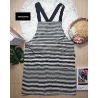 ราคา ผ้ากันเปื้อนญี่ปุ่นมือสอง แบรนด์sonia rykiel (SP) ลายม้าลายดำขาว (23149708443)