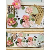 ราคา ใบบัวรากบัวตกแต่งสร้างสรรค์สไตล์จีนตกแต่งผนังสติ๊กเกอร์ติดผนังโรงเรียนอนุบาลตกแต่งทางเดิน (49554760220)