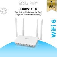 ราคา ZYXEL EX3220-T0 Dual-Band Wireless AX1800 Gigabit Ethernet Gateway (26360672584)