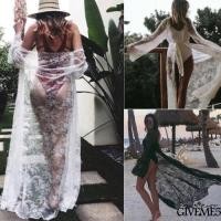 ราคา เสื้อคลุมชุดว่ายน้ำ ลายลูกไม้ สำหรับผู้หญิง (1913767352)