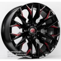 ราคา ล้อแม็กซ์ FUEL FLAME ขอบ20นิ้ว 6รู139.7 สีดำเงามิลลิ่งแดง กว้าง9นิ้ว Offset1 [22295] (28939728324)