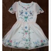 ราคา เดรสสั้นสีชมพูโอรส งานป้ายLalita ไซส์S (2912188286)