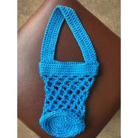 ราคา ถุงใส่แก้วเยติแบบถัก สีฟ้า มือสอง (25180870328)