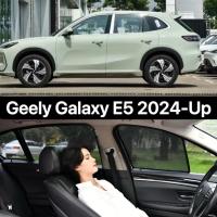 ราคา Magnetic Car Window Sunshade สําหรับ Geely Galaxy E5 2024-UP ผ้าม่านรถยนต์ Anti-ยุงม่านบังแดดรถยนต์ UV Protection (41407160972)