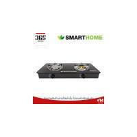 ราคา SMARTHOME เตาแก๊สหน้ากระจกหัวคู่ เตาแก๊สหน้ากระจกสองหัวแบบธรรมดาและหัวเทอร์โบ รุ่น SM-GA2H-05 (48453537331)