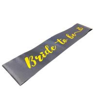 ราคา Bride To Be Sash Cursive ตัวอักษรพร้อมการออกแบบแหวนเพชร (29493722141)