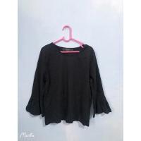 ราคา เสื้อแขนยาวสีดำสวยสภาพดีมือสองCPS (12450346543)
