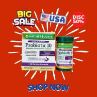 ราคา Imported from USA Nature’s Bounty Ultra Strength 20 Billion Probiotic 70 Capsules พร้อมส่ง (42251401729)