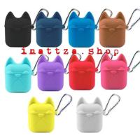 ราคา Clearance Sales !<พร้อมส่ง>เคสซิลิโคนแอร์พอทพร้อมห่วงคล้อง (silicone case and key chain apple airpods) (1257060884)