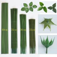 ราคา ใหม่มัลติฟังก์ชั่ประดิษฐ์กระถางก้านพลาสติกสวนดอกไม้ก้านพืชลวดช่อห่อดอกไม้ติด (26428056063)