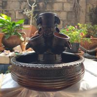 ราคา ได้ 3 ชิ้น ชุดน้ำตก สีดำ (น้ำริน 16 cm+ฐาน+อ่าง 12") ตกแต่งสวน บ้าน พร้อมส่ง (25869808300)