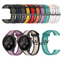 ราคา สายกีฬาสร้อยข้อมือสายซิลิโคนสีคู่สําหรับ Huami Amazfit GTR 4 4pro 2 GTR 2 2E GTR 3 GTR Mini (26104148700)
