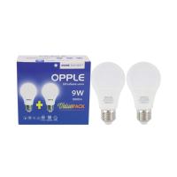 ราคา หลอดไฟ LED E27 9W Daylight OPPLE รุ่น LED U1 A60 E27 9W P2 (แพ็ก 2 ชิ้น) (29471100827)