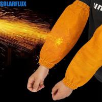 ราคา ปลอกเชื่อม SOLARFLUX, ปลอกเชื่อมหนังทนไฟทนความร้อน, หนังหนังวัวนิรภัยป้องกันการลวกแขนหนังวัวแท้แบบพกพาสําหรับผู้ชายผู้หญิง (40128200324)