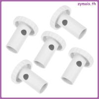ราคา 5ชิ้นพลาสติกสีขาวเย็นท่อระบายน้ําหลุมเสียบรั่วสกรูหมวกเปลี่ยนสําหรับตู้แช่แข็งใช้ zymais (55154412459)