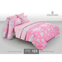 ราคา FTC123: ผ้าปูที่นอน ลาย Cinnamoroll/Fountain (6400215584)