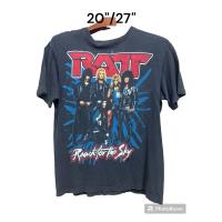 ราคา Vtg 1989 Ratt Reach For The Sky Concert T-Shirt Black 80s Heavy Metal Glam Rock Hair Band (24874791377)