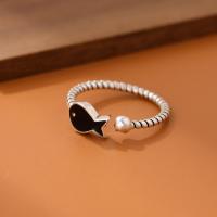 ราคา แหวนเงินแท้สแตนเลสสตีลสีดำลายสัตว์ สำหรับสวมใส่ females jewelry CR140 (43176162184)