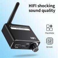 ราคา 192KHz Digital to Analog Bluetooth Audio Converter USB 3.5 Jack RCA DAC Spdif Amplifier Decoder Optical Coaxial (17801247737)