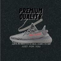 ราคา adidas Yeezy Boost 350 V2 Beluga 2.0 New Grey Orange (ของแท้ 100 % ) (28272443929)