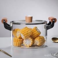 ราคา หม้อสตูว์บอโรซิลิเกตสูงหม้อซุปหูคู่หม้อแก้วอุณหภูมิสูงเตาเครื่องปั้นดินเผาไฟฟ้าพร้อมสต็อกเรือกลไฟก๊าซทนความร้อน ใช่ (54602774984)