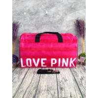 ราคา ViCTORIA’S SECRET LOVE PINK TRAVEL BAG (1624328799)