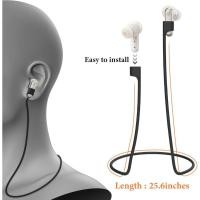 ราคา Creass 2 แพ็คหูฟังแม่เหล็กป้องกันการสูญหายสายรัดเข้ากันได้กับ Soundcore โดย Anker Liberty 4 Pro, P40i, Liberty 4 NC สายรัดหูฟังซิลิโคนอ่อนนุ่ม, หูฟังเชือกคอ (40669229639)