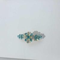 ราคา คลิปผมหางม้าเพชรสวารอฟสกี้ พร้อมความเงาหรูหรา สำหรับผ้าโพกศีรษะและอุปกรณ์แต่งผม (25797774584)