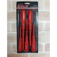 ราคา SOLO ชุดไขควง ช่างไฟฟ้า 5 ตัวในชุด รุ่น 005E ของแท้ 100% (5867796653)
