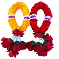 ราคา พวงมาลัยกุหลาบแดง พวงมาลัยแขกแบบกลม (44204017339)