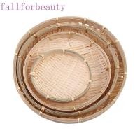 ราคา FALLFORBEAUTY ตะแกรงไม้ไผ่แพห้องครัวผลไม้,ขนมปัง,ตะกร้า,ที่เก็บของในครัวหวายทอไม้ไผ่แพDIYเครื่องประดับตกแต่ง (43373520711)
