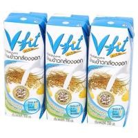 ราคา โปรสุดพิเศษ!!! วี-ฟิท เครื่องดื่มธัญญาหารน้ำนมข้าวกล้องงอก สูตรน้ำตาลน้อย 250มล. x 3 กล่อง V-Fit Lower Sugar Germinate (11816498130)