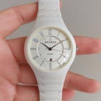 ราคา นาฬิกา SKAGEN Denmark Ceramic มือสองของแท้100% (29205444064)