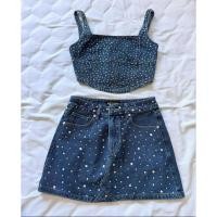 ราคา Misty mynx เซ็ทยีนส์ เสื้อ size xs กป (40810719556)