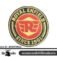 ราคา อาร์มรีดปักโลโก้ ROYAL ENFIELD อาร์มรีดปักลาย ROYAL ENFIELD อาร์มรีดติดเสื้อปักลาย ROYAL ENFIELD (1036942174)