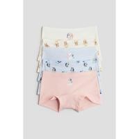 ราคา H&M(เอชแอนด์เอ็ม) ชุดบ็อกเซอร์คอตตอน 5 ชิ้น เด็กผู้หญิง 783893_20 (28275824882)