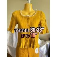 ราคา เสื้อแฟชั่นสไตล์เกาหลี อก 30-40 นิ้ว เสื้อยืดแขนตุ๊กตา เสื้อแต่งลูกไม้ เสื้อแขนกุด แขนไหลเลย เสื้อแฟชั่นผู้หญิง น่ารักๆ (27280450043)