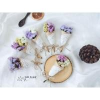 ราคา ช่อจิ๋ว ดอกไม้แห้ง ช่อดอกไม้ พร็อบถ่ายรูป (6342858621)