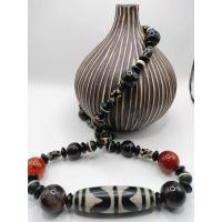 ราคา สร้อยคอหินทิเบต ลายคลื่น ขั้นด้วยหินทิเบตลายสาม กับลายหมอยา (26272443915)