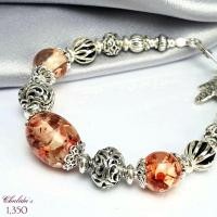 ราคา สร้อยข้อมืออำพันดอกไม้ (Flower Amber) (13969864914)